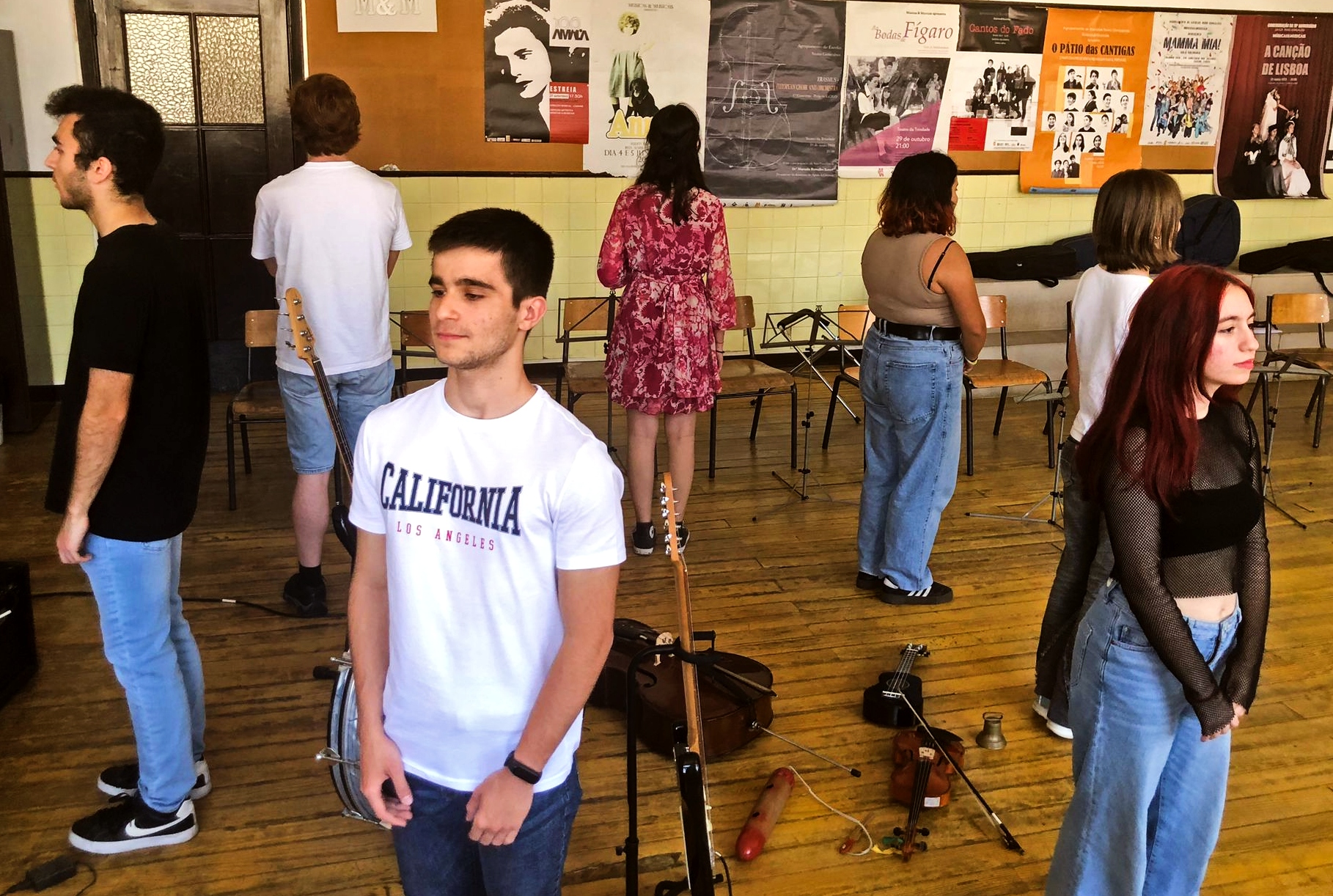 A Group of young musicians